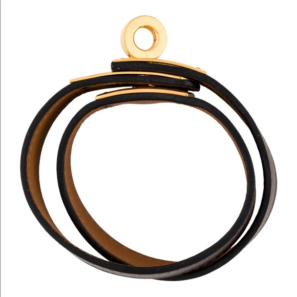 Excellent brown swift Kelly double tour bracelet - Picture 3 of 8